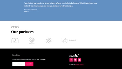 Desktop Screenshot of the Landing Page